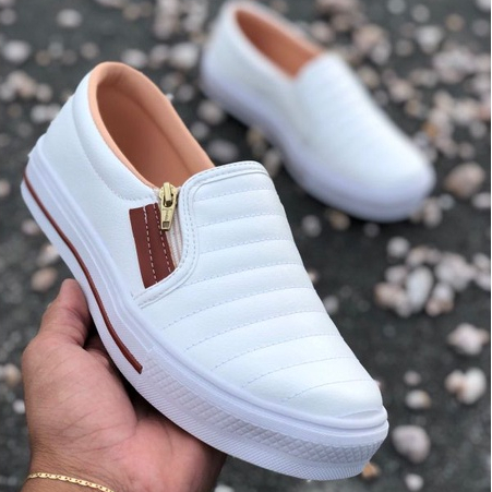 Review Tênis Sapatênis Sapatilha feminino Slip On Zíp casual Leve e confortável envio imediato: Vale a Pena em 2026?