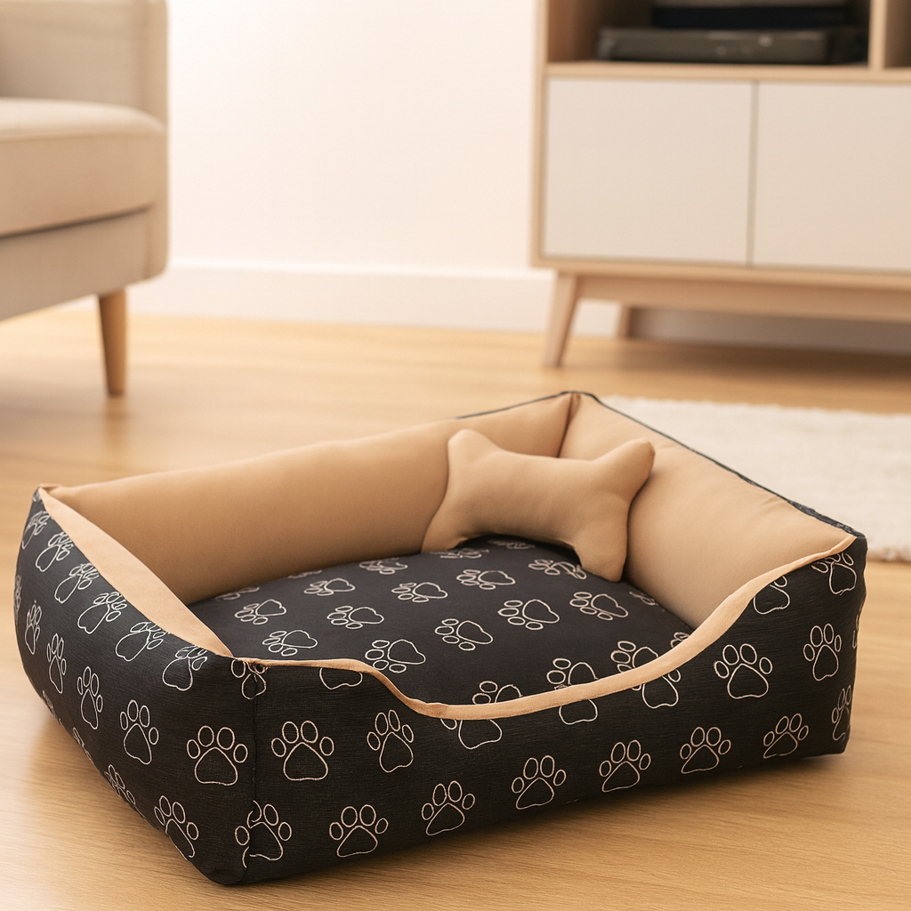 Review Cama Pet Caminha de Cachorro ou Gato tamanho Médio 60x47 Lavável com Fundo IMPERMEÁVEL + Ossinho: Vale a Pena em 2026?