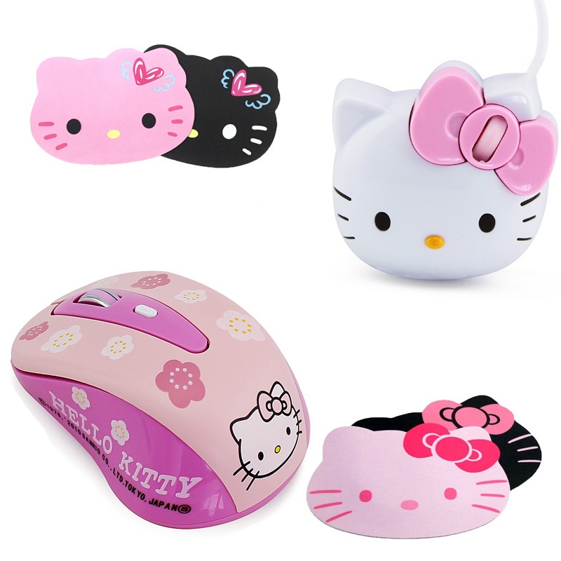Review Mini 2.4G Hz Hello kitty mouse Mini-USB óptica mouse Wireless Hello Kitty Pink Mouse sem fio Mouse Rato infantil Rato silencioso com mouse pad /tapete de rato de gato/gato rato/Mouse de desenho animado e mousepad tapete de rato for kids/Notebook/PC/Laptop: Vale a Pena em 2026?