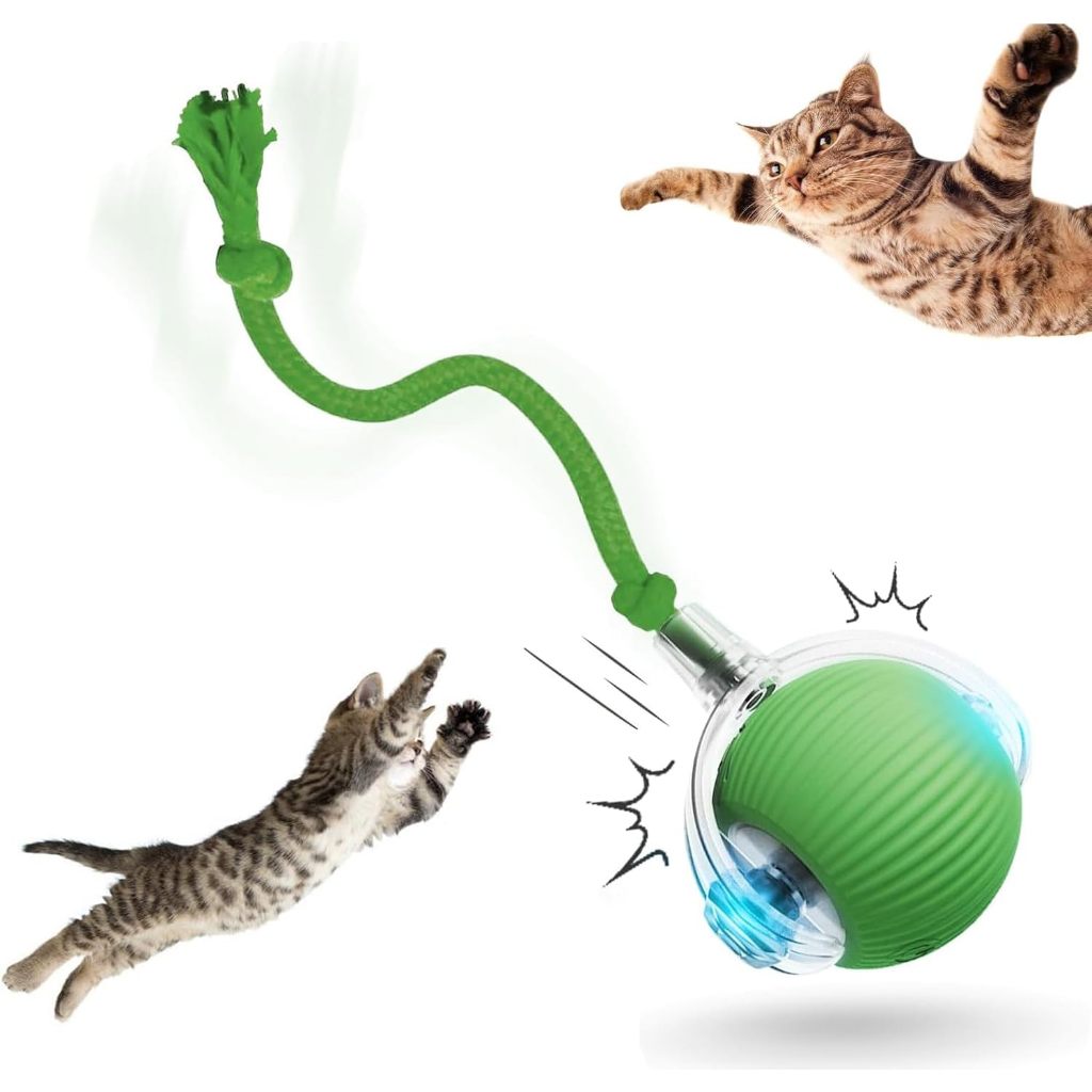 Review Brinquedo Automático para Gatos - Bola Interativa com Sensor de Movimento e Cauda Falsa Recarregável: Vale a Pena em 2026?
