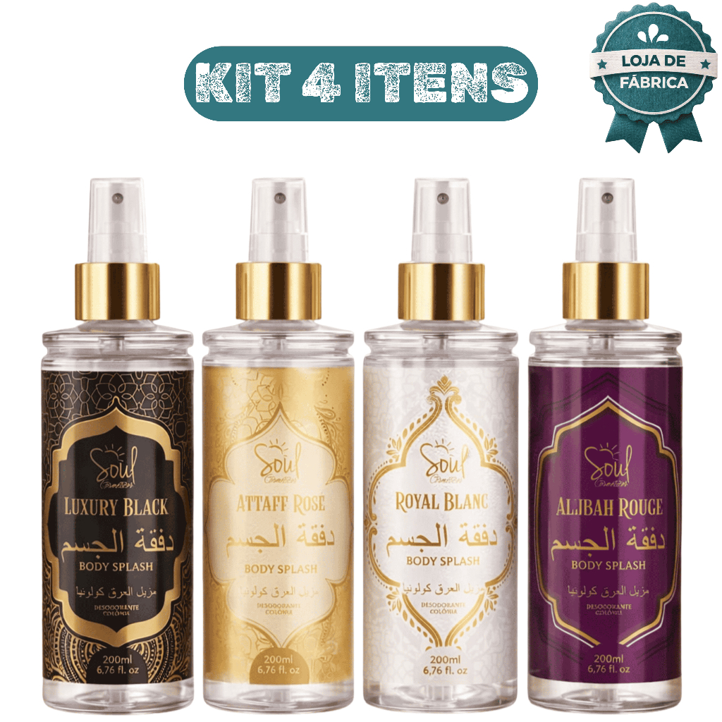 Review Kit 4 Body Splash Árabe Importado Luxury Attaff Rose Royal Blanc Allibah Rouge Perfumes: Vale a Pena em 2026?