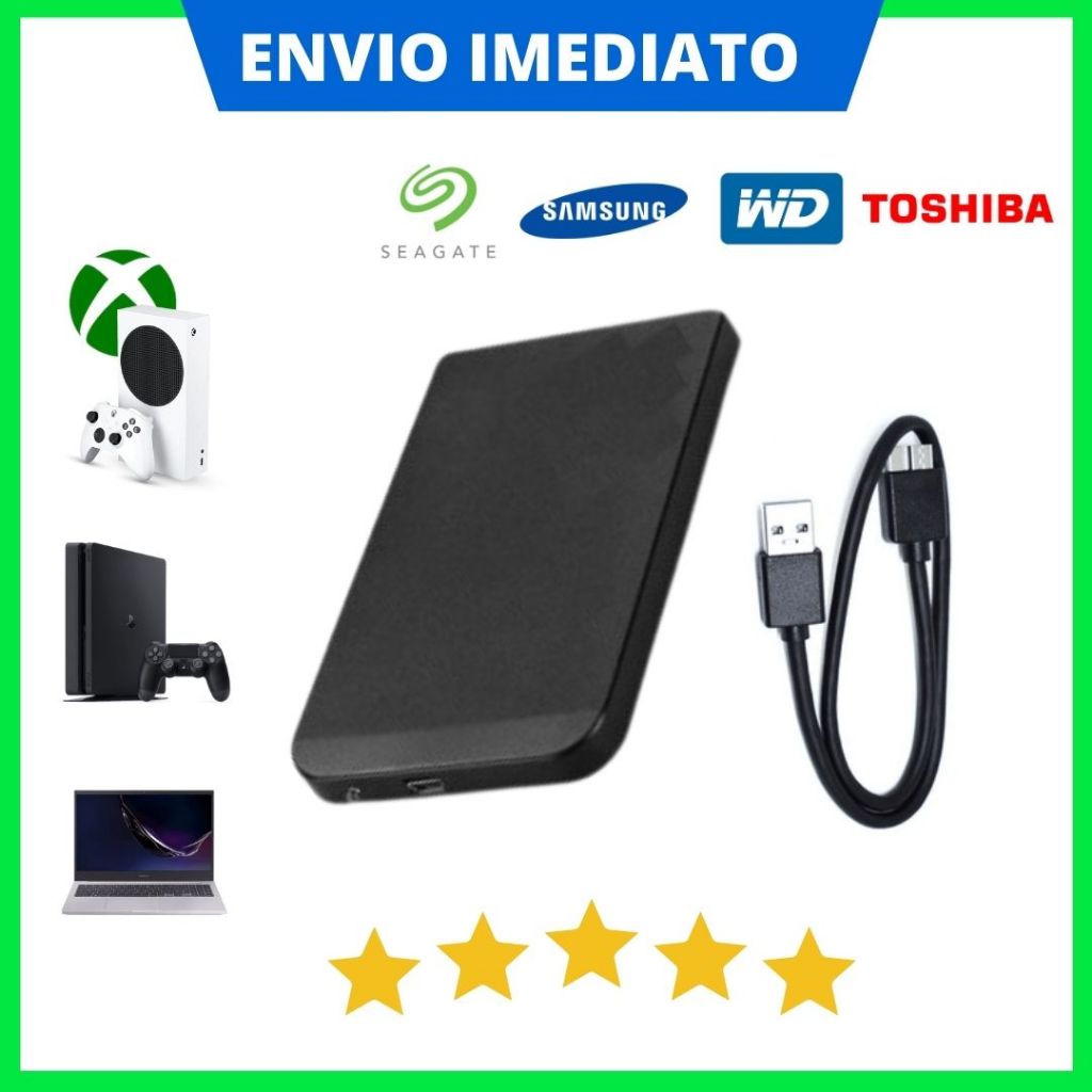 Review HD Externo 500GB USB 3.0 SSD Portátil para Console, Xbox, PS4, Notebook – Armazenamento Rápido: Vale a Pena em 2026?