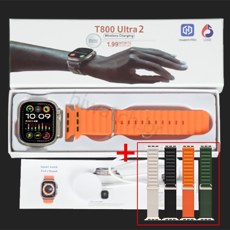 Review 2025 Novo T800 Ultra 2 Series 9 Resposta Ao Gesto Smart Watch Carregador Sem Fio À Prova D'água SmartWatch Esportivo: Vale a Pena em 2026?