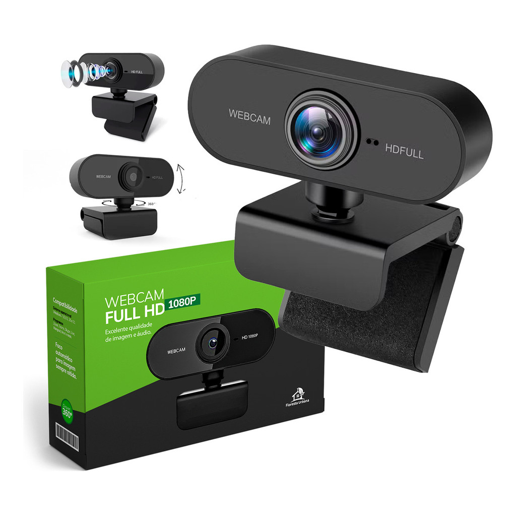 Review Webcam Câmera Full Hd 1080p 360 Graus Videoconferência Streamcam Web Cam Entrada Usb Com Microfone: Vale a Pena em 2026?