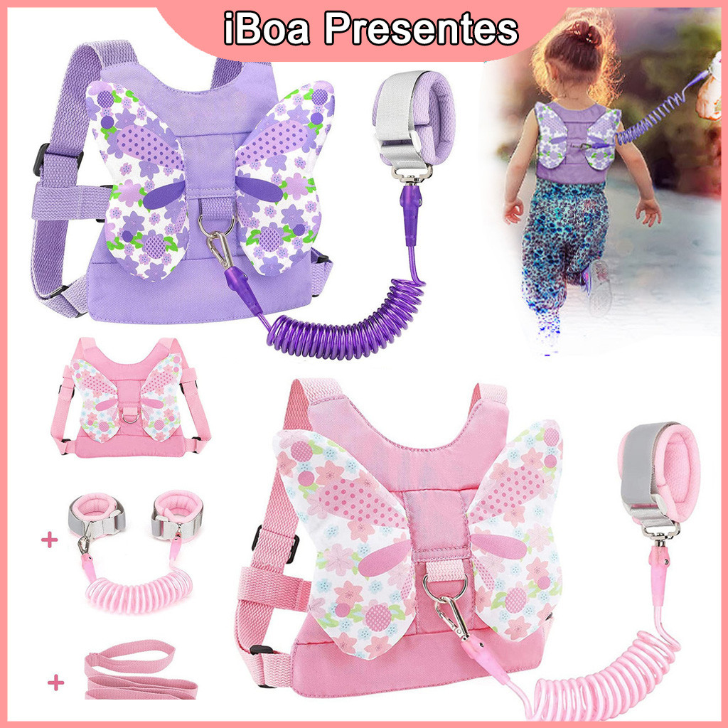 Review Coleira Infantil Mochila Guia De Segurança Anti Perda Com Cinta Pulseira Guia Para Criança Infantil: Vale a Pena em 2026?