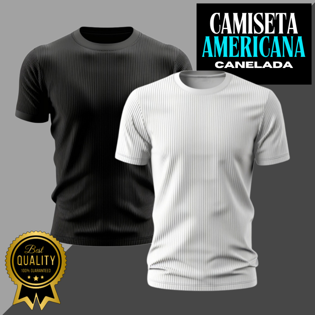 Review Camiseta Masculina Canelada estilo Americana RAPPER Blusa Camisa Slim Americana Justa Ao Corpo: Vale a Pena em 2026?