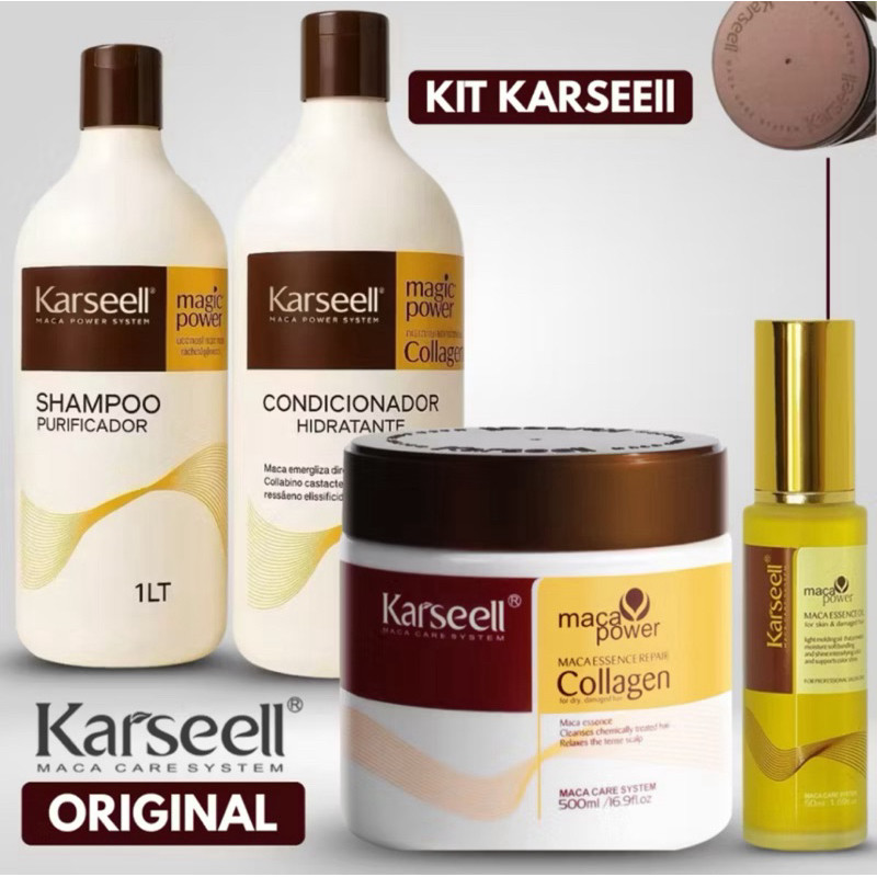 Review Kit Karseell Profissional Completo  Intenso – Shampoo 1L + Condicionador 1L + Máscara 500g + Óleo 50ml - 4 produtos: Vale a Pena em 2026?