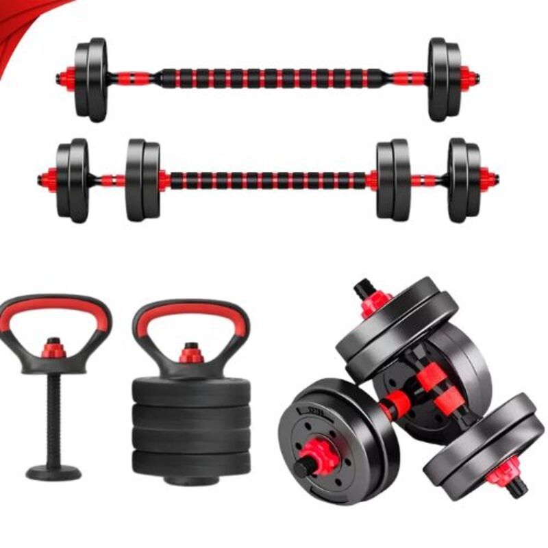 Review Kit Treino Funcional 10/15/20kg Halteres Barra Supino Kettlebell Preto: Vale a Pena em 2026?