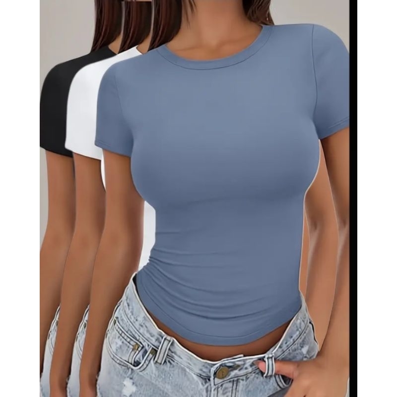 Review Kit 3 Blusa Feminina Suplex Manga Curta Baby tee: Vale a Pena em 2026?