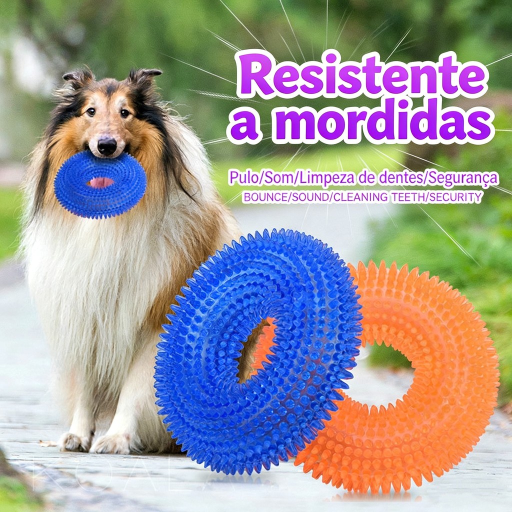 Review Mordedor Resistente Para Cachorro Brinquedos Para Cachorro Grande Brinquedos Para Cachorro Pequeno Argola Espinhos Pet: Vale a Pena em 2026?