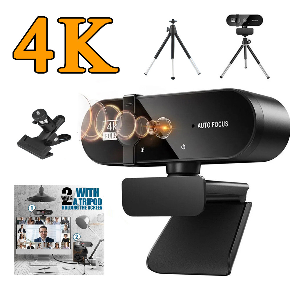 Review Webcam 4K Mini Webcam Full HD 1080P Com Microfone Autofoucus Web Para PC Computador Portátil Online: Vale a Pena em 2026?