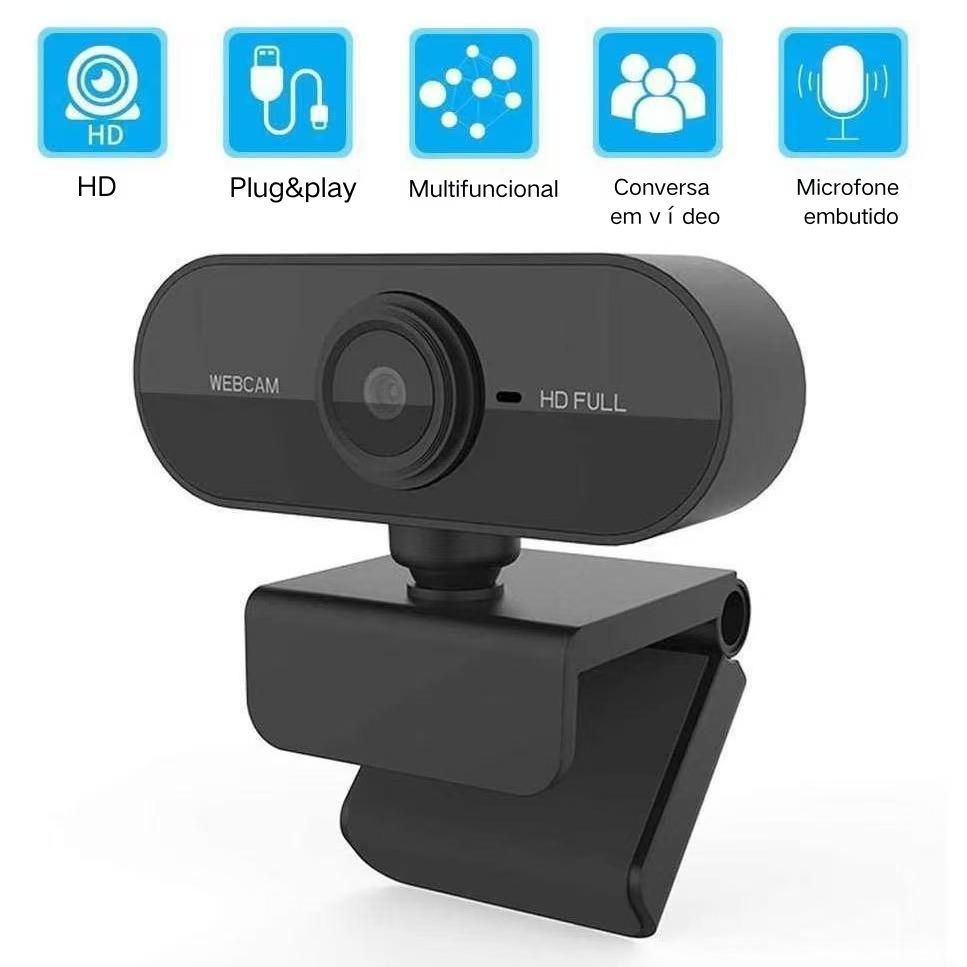 Review Câmera 1080P HD computador HD câmera USB microfone embutido webcam USB webcam, adequada para uso no trabalho, com microf: Vale a Pena em 2026?