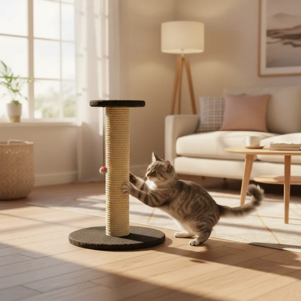 Review Arranhador Para Gatos REFORÇADO 60cm Arranhador de Gato com Brinquedo Interativo BASE ESTÁVEL: Vale a Pena em 2026?