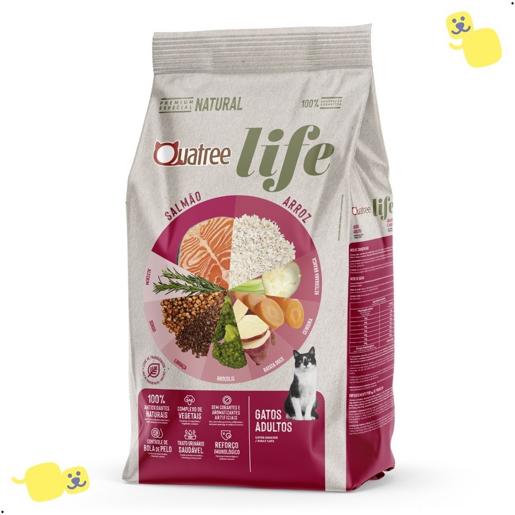 Review Ração Quatree Life 3Kg Ração Quatree Gatos Adultos Salmão e Arroz Ração Quatree Gatos 3Kg Ração Gato: Vale a Pena em 2026?