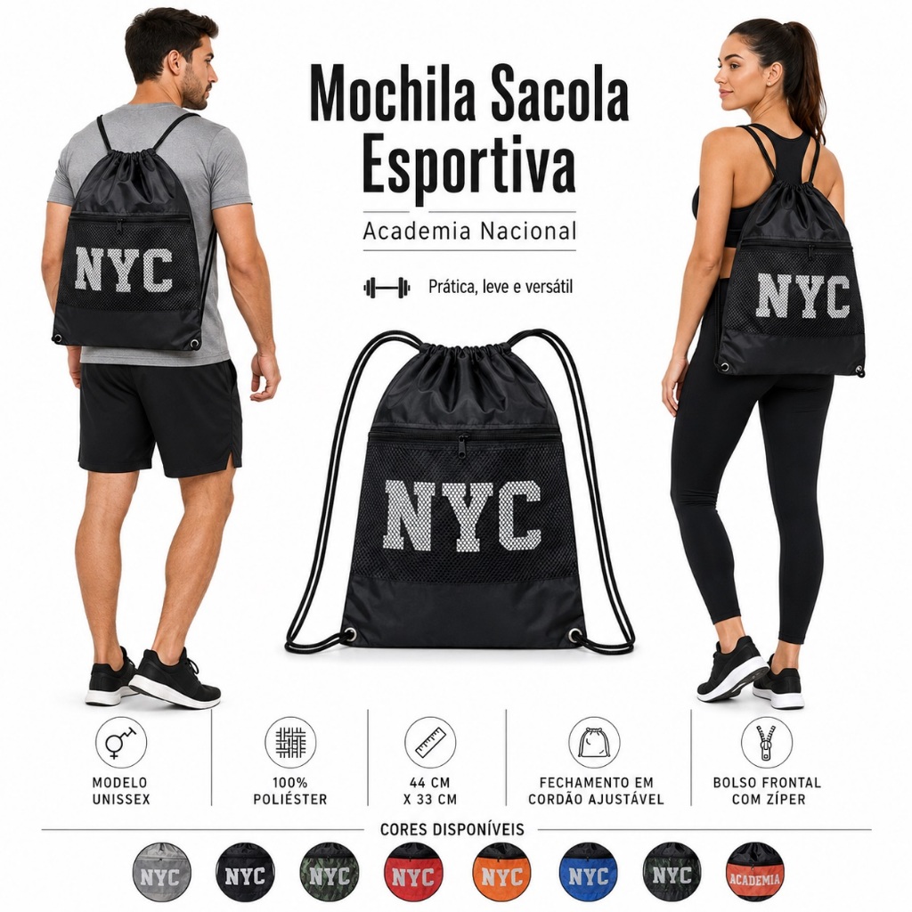 Review Mochila Sacola Esportiva Academia Gym Ciclismo Leve Resistente Unissex-Mochila Sacola Esportiva: Vale a Pena em 2026?