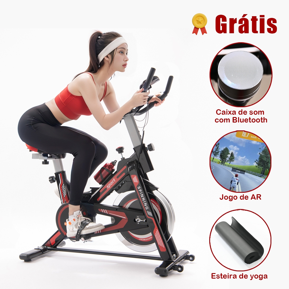 Review Bicicleta Ergométrica Bluetooth 2.0 Jogos AR para Spinning Mecanica SKYBOARD Roda de Inércia CD1210: Vale a Pena em 2026?