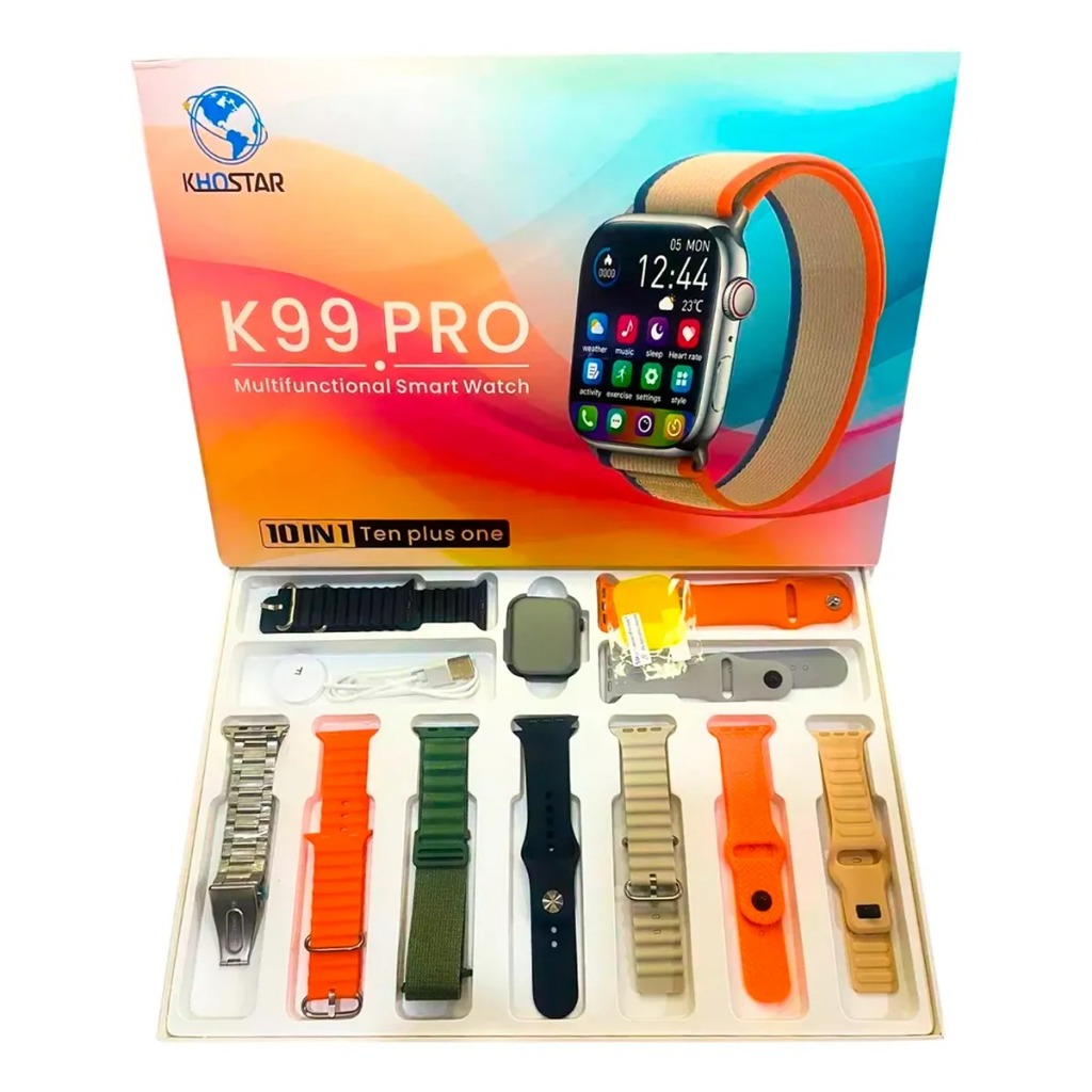 Review Relógio Smartwatch Preto 10 Pulseiras - K99 Pro Relógio Smartwatch 10 Pulseiras - K99 Pro Relógio Smartwatch Preto: Vale a Pena em 2026?