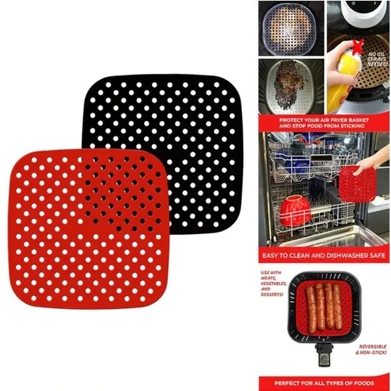 Review Tapete Air Fryer Anti Aderente De Silicone Para Air Fryers Tapete De Silicone Para Forrar Airfryer Fritadeira Elétrica Sem Óleo: Vale a Pena em 2026?