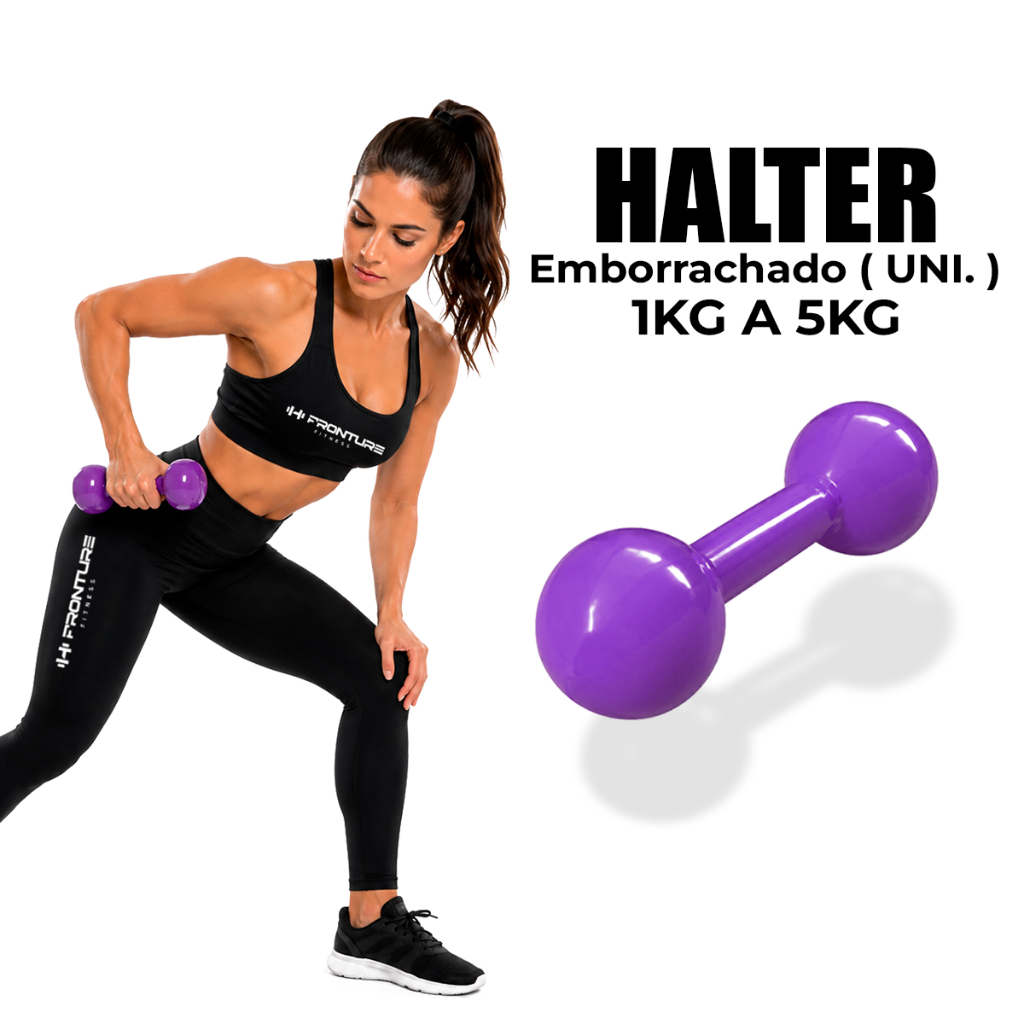 Review Halter Emborrachado Roxo Halteres 1 Kg a 5 Kg Fortalecimento Academia Musculação Supino Peso Exercicio: Vale a Pena em 2026?