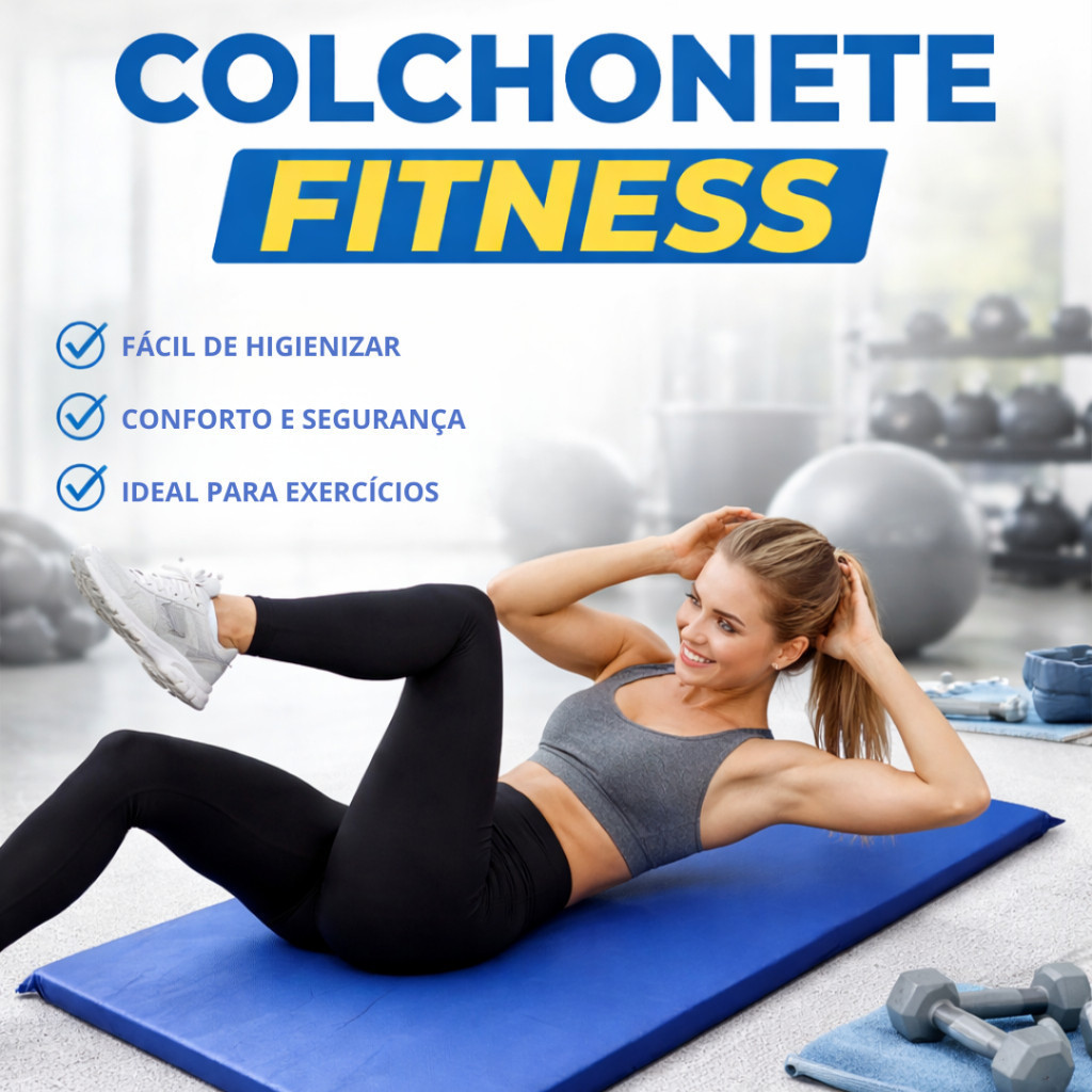 Review Colchonete Impermeável Azul 90x40x2cm Ideal para Treino Exercícios Academia Pilates Yoga Fitness Crianças Pequeno
: Vale a Pena em 2026?