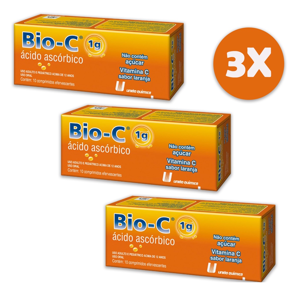 Review Kit C/3 Bio C 1g C/30 Cpr Efervescentes - Vitamina C Laranja: Vale a Pena em 2026?
