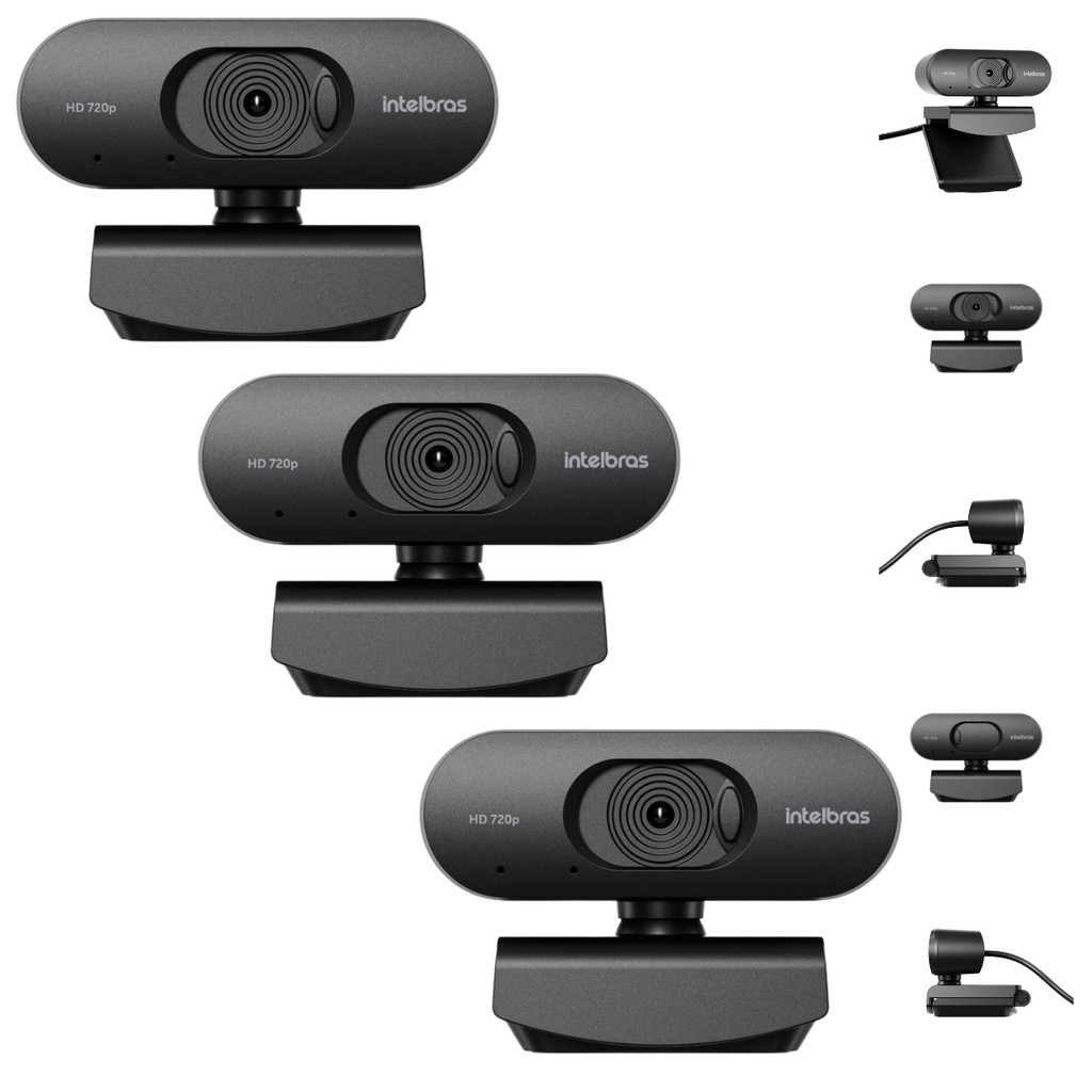 Review Kit 3 Webcams Intelbras CAM-HD-720p HD 720p Microfone Embutido Fecho Privacidade NF Empresa: Vale a Pena em 2026?