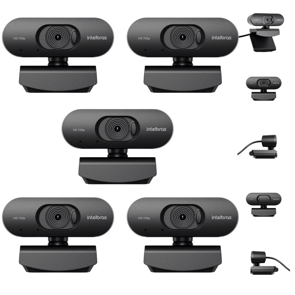 Review Kit 5 Webcams Intelbras CAM-HD-720p HD 720p Microfone Embutido Fecho Privacidade NF Empresa: Vale a Pena em 2026?