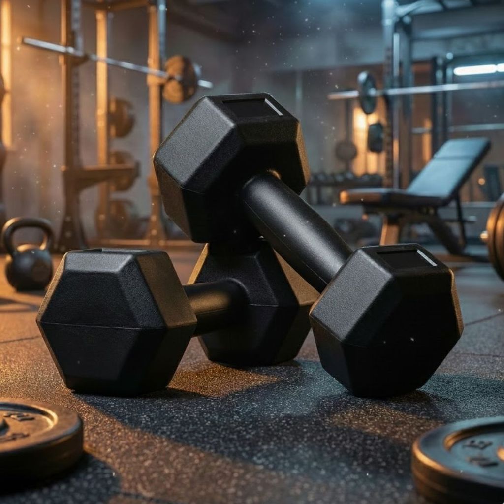 Review Kit Halteres de Academia 8kg  Treino Par de Halteres Peso Musculação Exercício Halter Hexagonal: Vale a Pena em 2026?