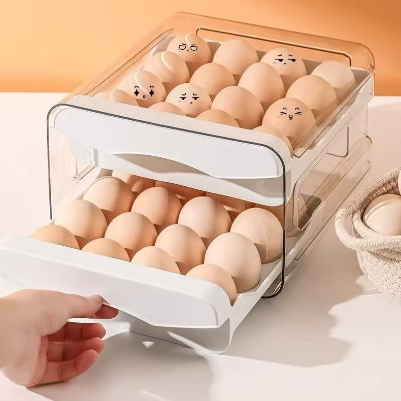Review gaveteiro duplo em plástico tipo porta 32 ovos com para cozinha geladeira: Vale a Pena em 2026?