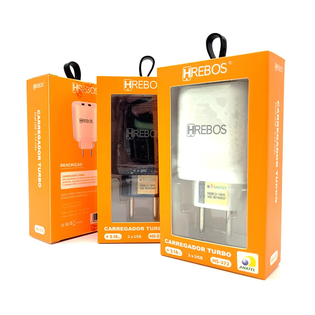 Review Kit 10pcs Carregador 3.1 Carregador Para V8 Carregador Para Iphone Carregador Tipo-C 2 Usb Carga Rápida HREBOS TURBO: Vale a Pena em 2026?