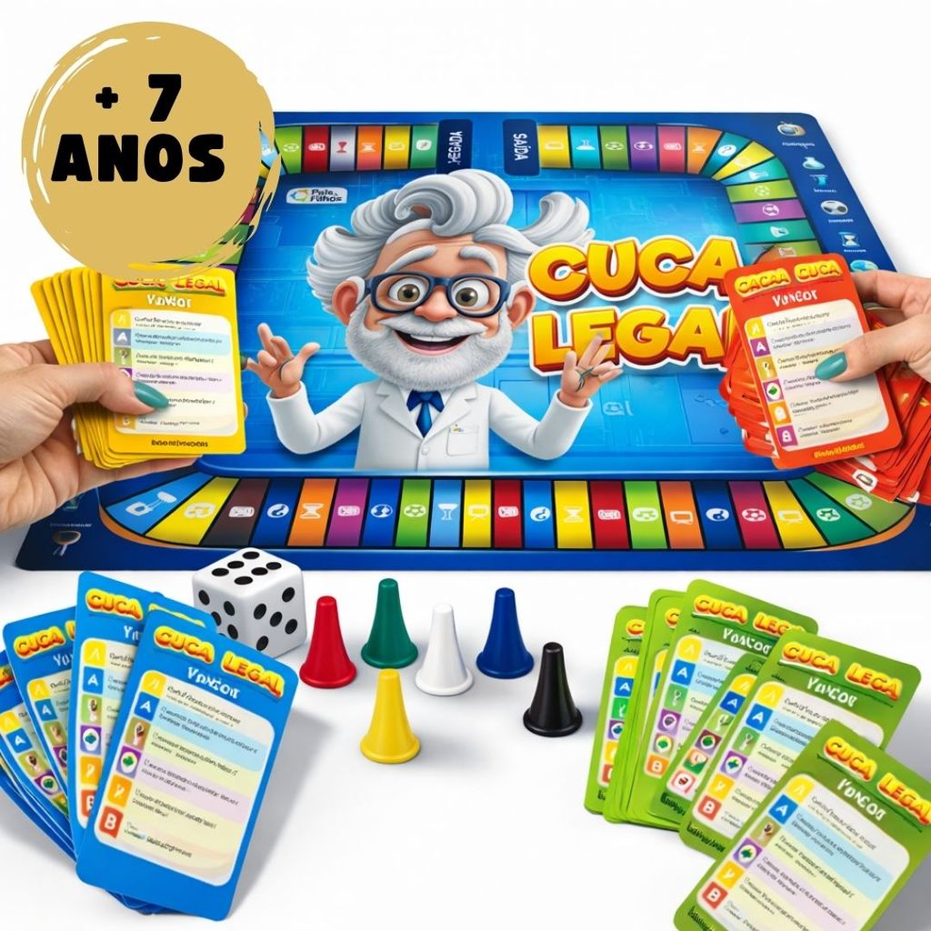 Review Jogos de Tabuleiro Jogo Cuca Legal Jogos de Perguntas e Respostas Jogos de Tabuleiro para Família: Vale a Pena em 2026?