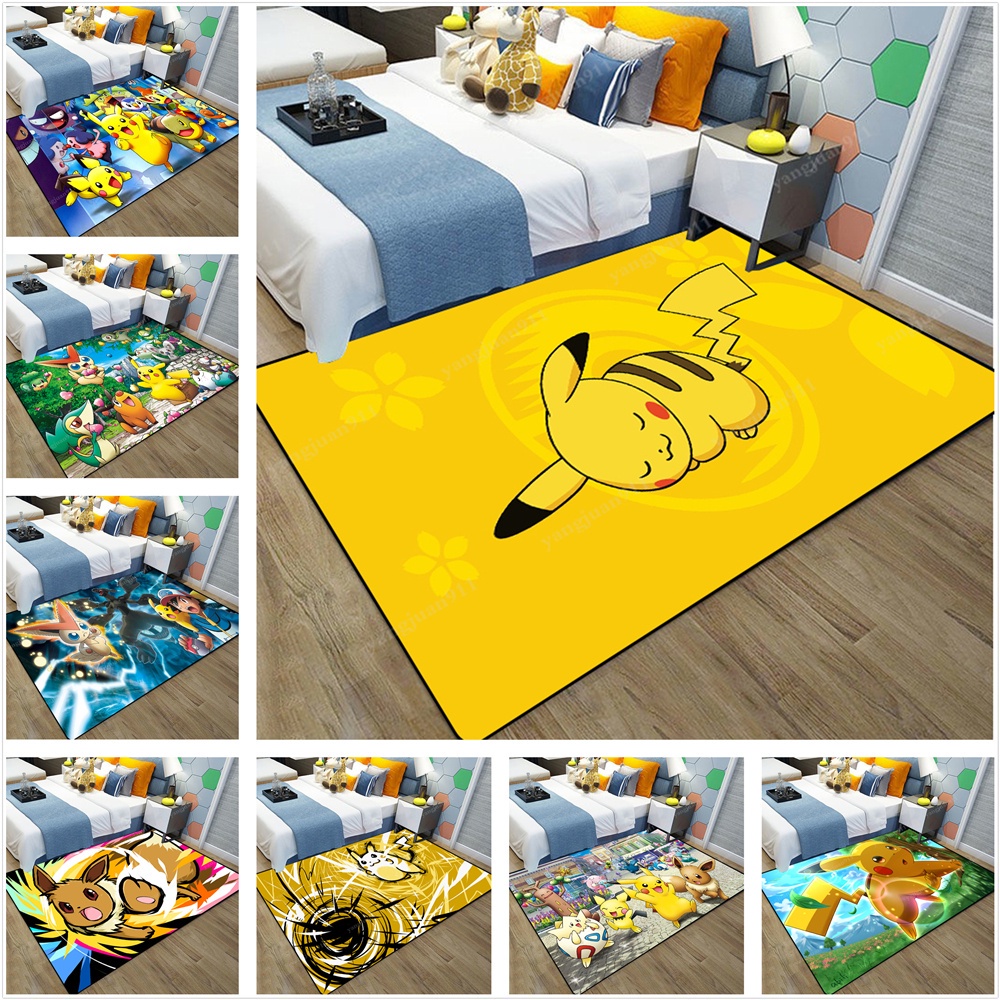 Review Pokémon Pokémon Pokémon Tamanho Personalizável Tapete de Sala de Estar Sofá Mesa de Café Tapete de Mesa Tapete Grande Tapete Tapete Anime Tapete de Entrada Tapete de Piso Longo Pikachu1: Vale a Pena em 2026?