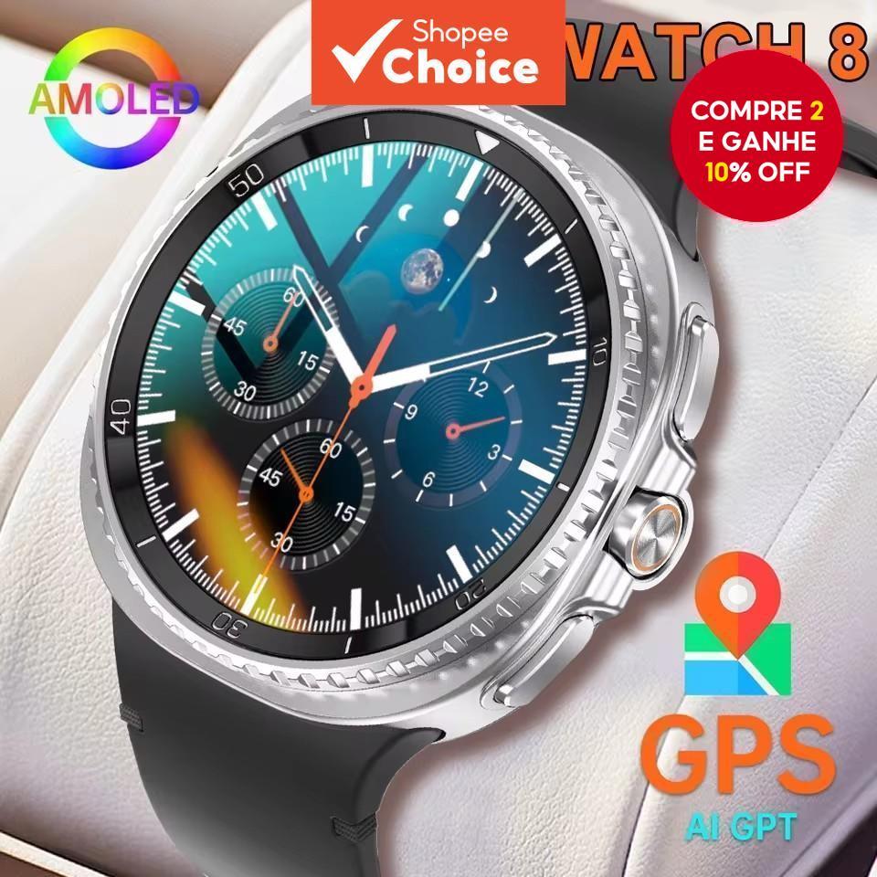Review Para Samsung Smart Watch 8 Ultra Novo GPS Smartwatch Watch 8 Classic 1.43 AMOLED AI GPT Bússola Smartwatch Esportivo: Vale a Pena em 2026?