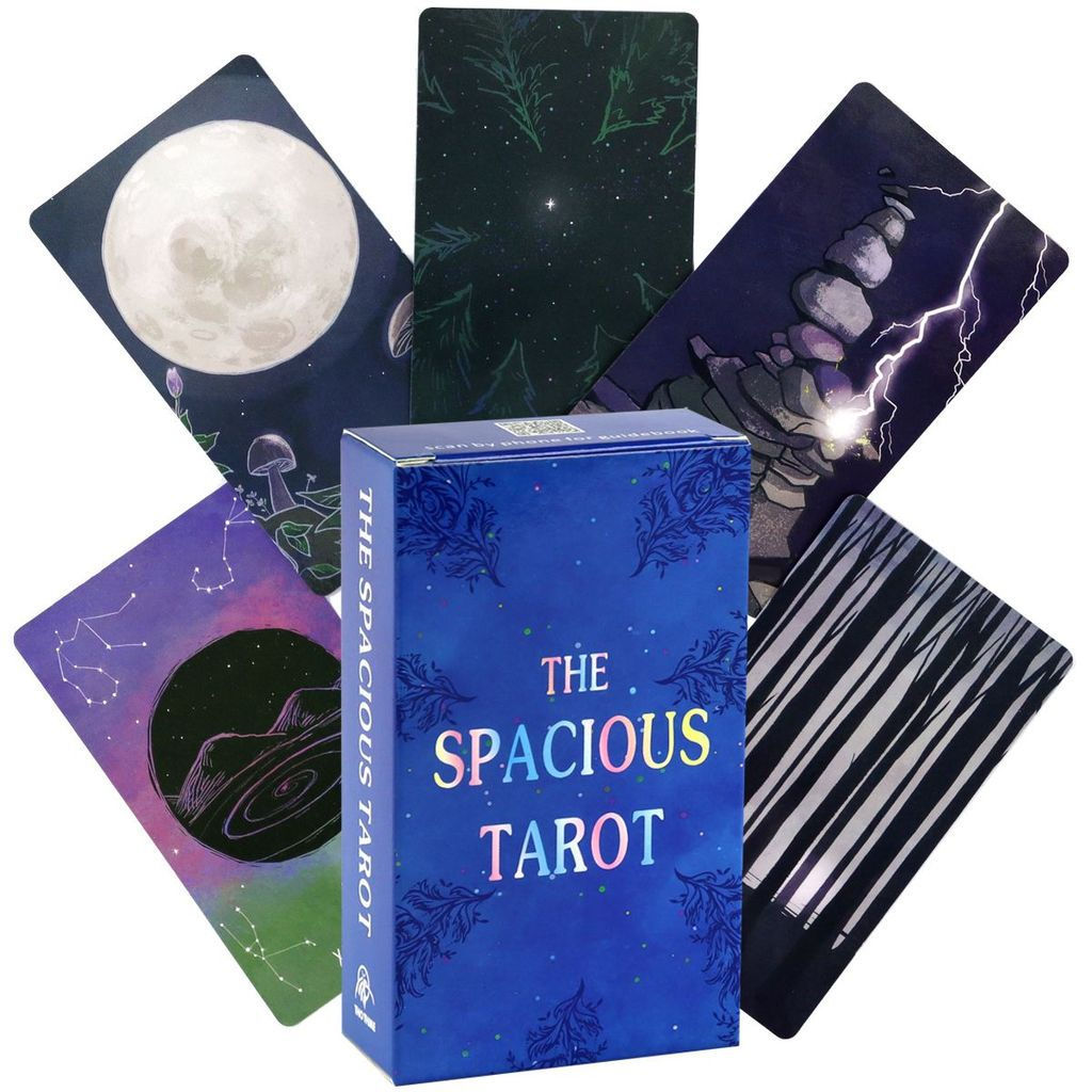 Review Jogo de cartas de tarô espacial de 10.3 * 6 cm Jogo de tabuleiro em inglês O espaçoso jogo de lazer para festa de tarô: Vale a Pena em 2026?