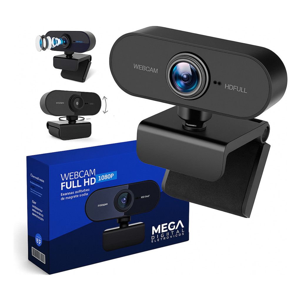 Review Webcam Full HD 1080p Zoom 360°Web Cam USB 2.0 com Microfone Integrado para Videoconferência Stream: Vale a Pena em 2026?