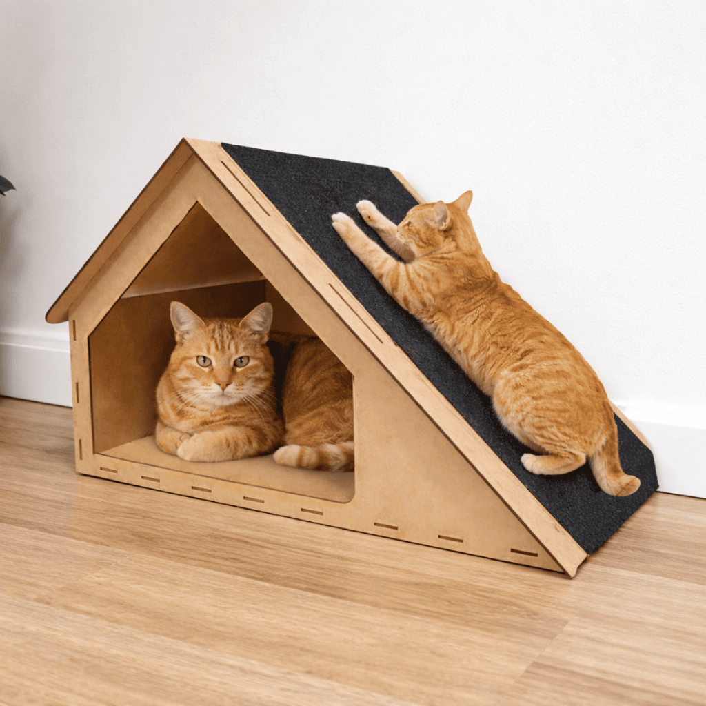 Review Rampa Casa de Gato Toca Para Gatos Arranhador Brinquedo Playground MDF Carpete 30x47x36cm: Vale a Pena em 2026?