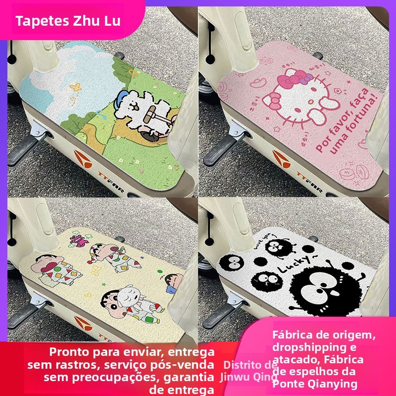 Review Tapete de Pé para Scooter Elétrico de Desenho Animado, Resistente ao Desgaste, Raspador de Lama, Tapete de Remoção de Po: Vale a Pena em 2026?