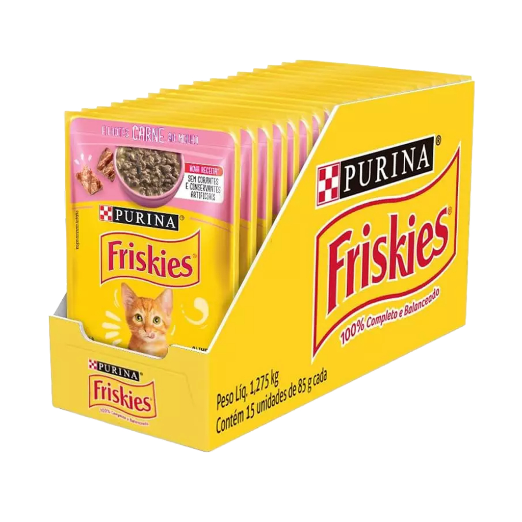 Review Ração úmida Friskies Sabores Variados para Gatos 15x85 g: Vale a Pena em 2026?