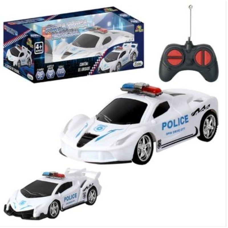 Review Carro de Controle Remoto - Polícia Carrinho Controle Remoto com 7 Funçoes - Carro Branco: Vale a Pena em 2026?