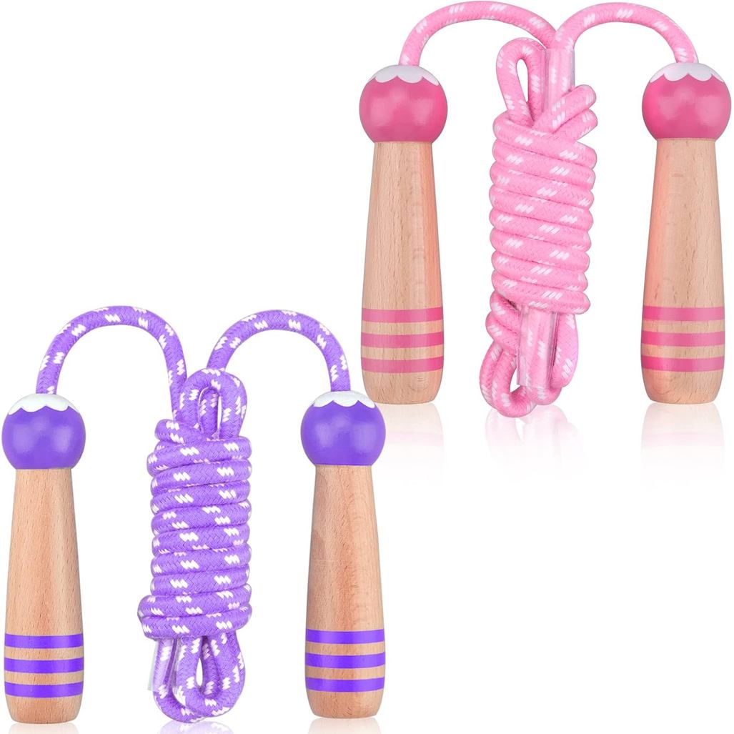 Review Corda de Pular Lorvain para Crianças, Cordas de Pular Ajustáveis para Meninas e Meninos, Corda de Pular de Algodão com C: Vale a Pena em 2026?
