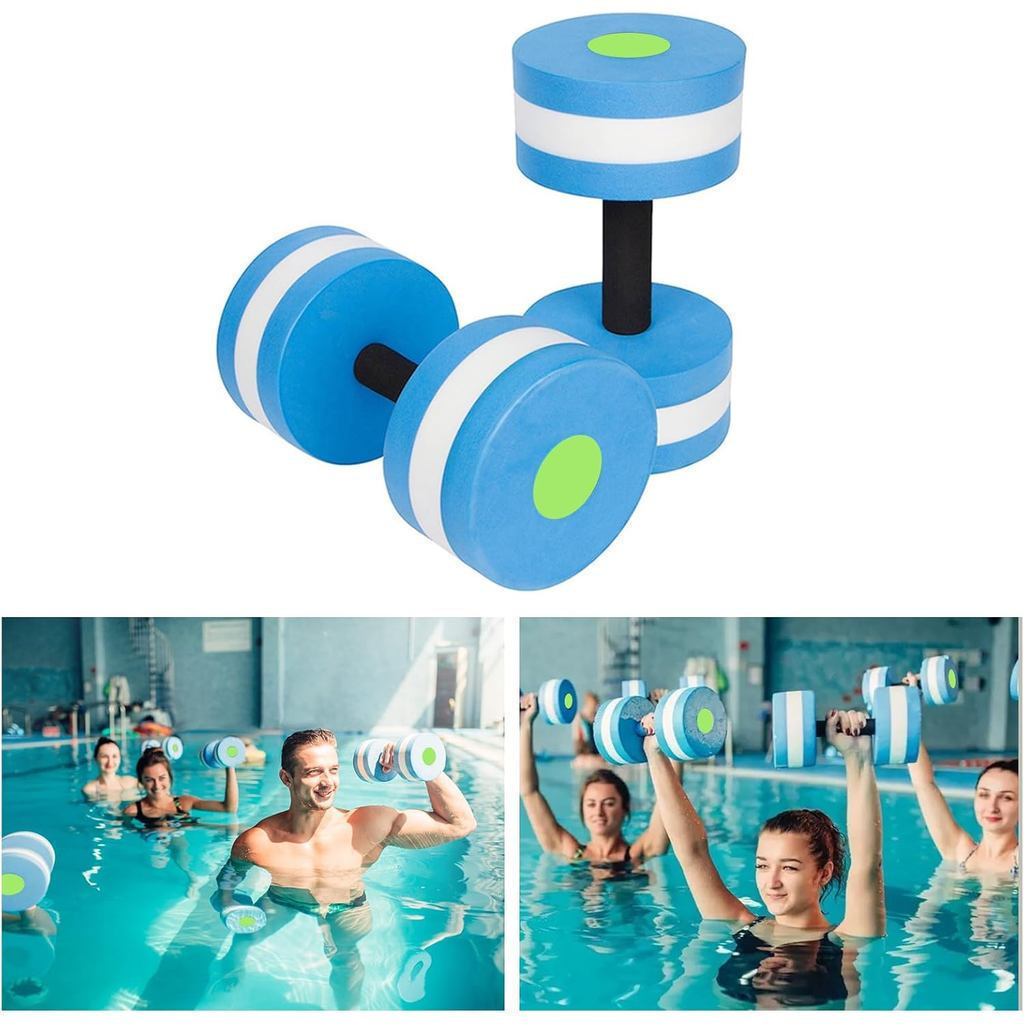 Review 2 PCS Conjunto de esportes aquáticos Halteres de água, halteres de espuma, exercícios de musculação aquática Halteres Es: Vale a Pena em 2026?