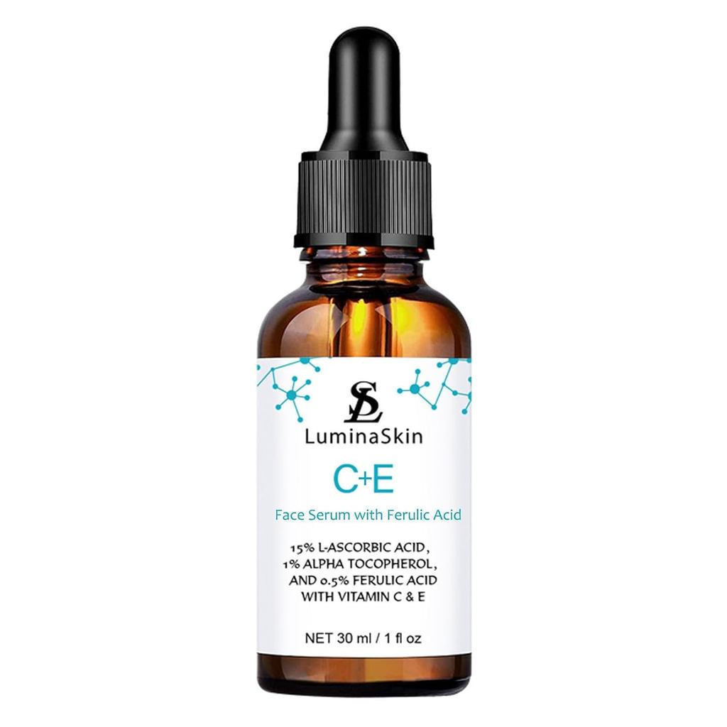 Review Essência Facial de Vitamina C, Sérum de Vitamina C com Ácido Ferúlico, Vitaminas para Mulheres, Sérum de Vitamina E e Ác: Vale a Pena em 2026?