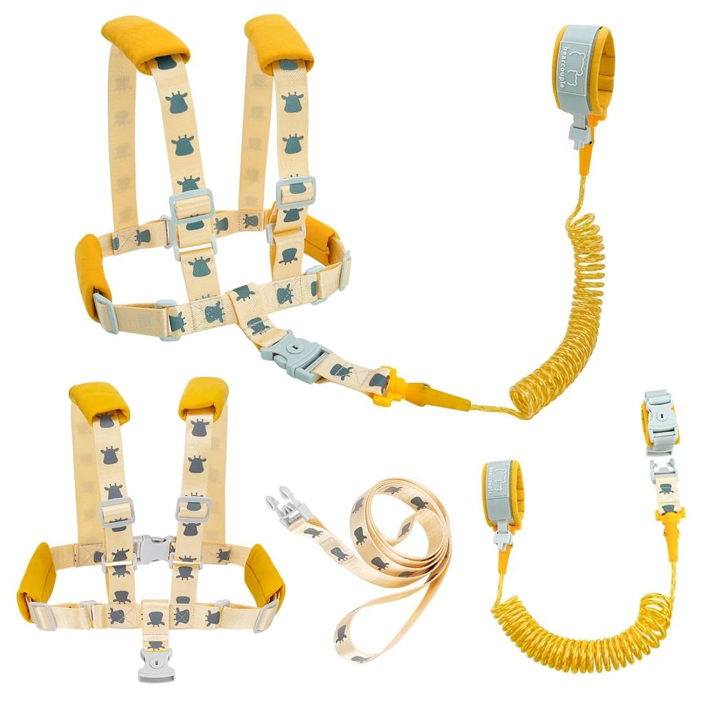 Review Coleiras para Crianças Pequenas + Pulseira Anti-Perda para Crianças, Arnês 4 em 1 com Mochila e Coleira para Meninas e M: Vale a Pena em 2026?