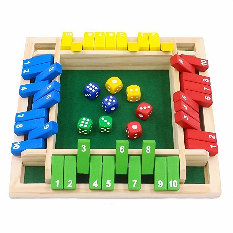 Review Jogo de Tabuleiro de Madeira, 1 Caixa, Jogo de Dados para 4 Jogadores, Jogo de Tabuleiro Clássico de Madeira, Jogo Famil: Vale a Pena em 2026?