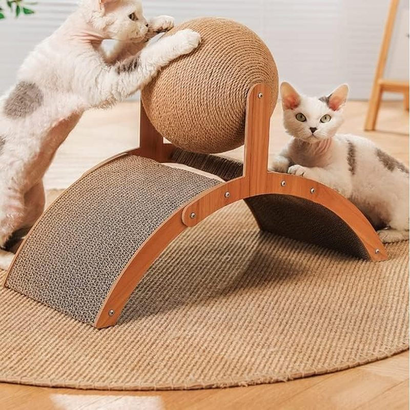 Review Arranhador para gatos, poste arranhador para gatos, arranhador de papelão para gatos, arranhador para filhotes, placa ar: Vale a Pena em 2026?