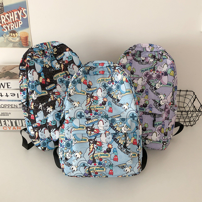 Review Mochila de moda com estampa completa de desenhos animados, mochila esportiva de anime com design atraente, mochila escol: Vale a Pena em 2026?