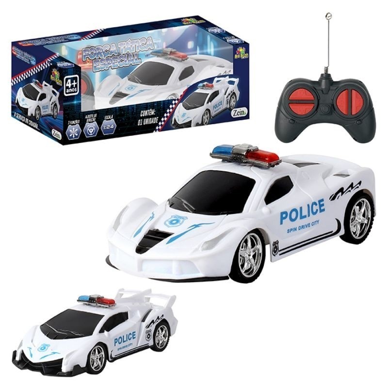 Review Carro de Controle Remoto - Polícia Carrinho Controle Remoto com 7 Funçoes - Carro Branco: Vale a Pena em 2026?