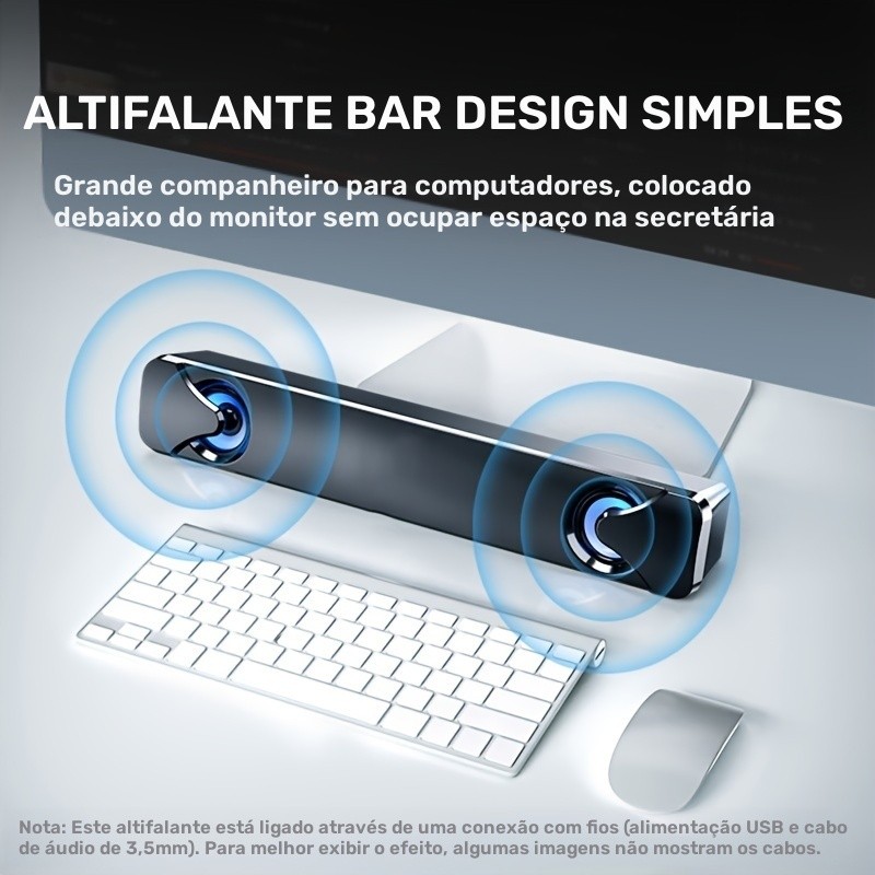 Review Caixas de som para computador, caixas de som soundbar, caixas de som para computador de mesa, caixas de som para laptop,: Vale a Pena em 2026?