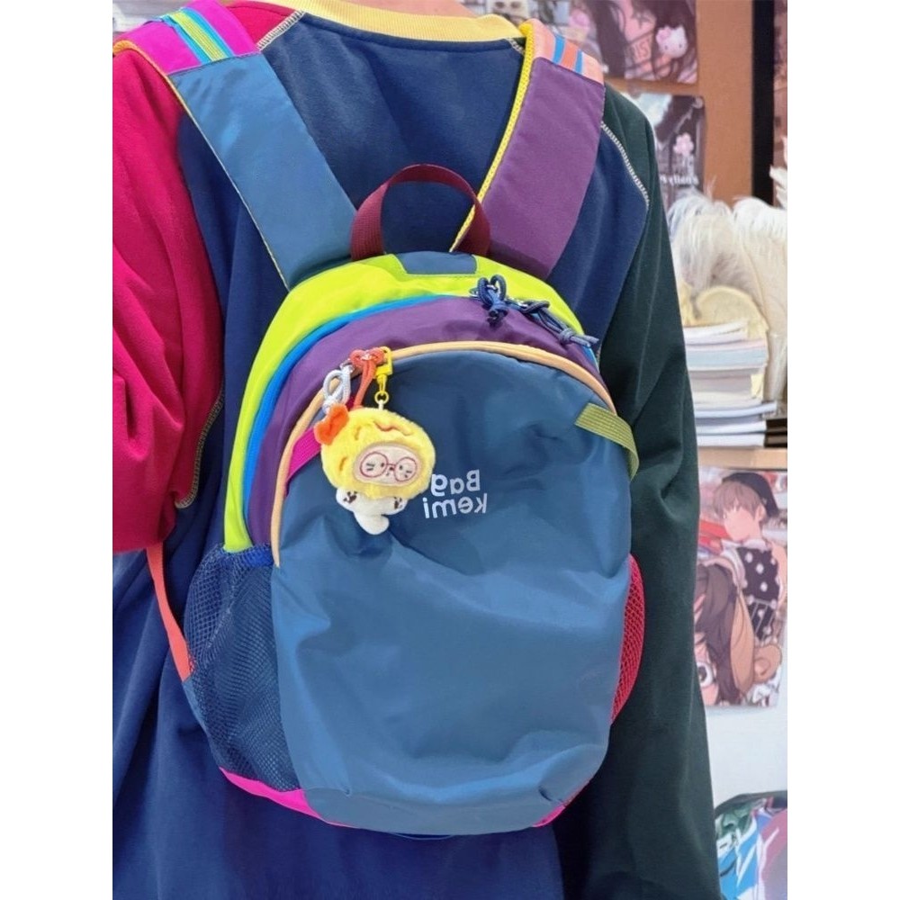 Review Mochila esportiva ao ar livre dopamina cor combinando pequena mochila diária Commuter viagem mochila multifuncional: Vale a Pena em 2026?