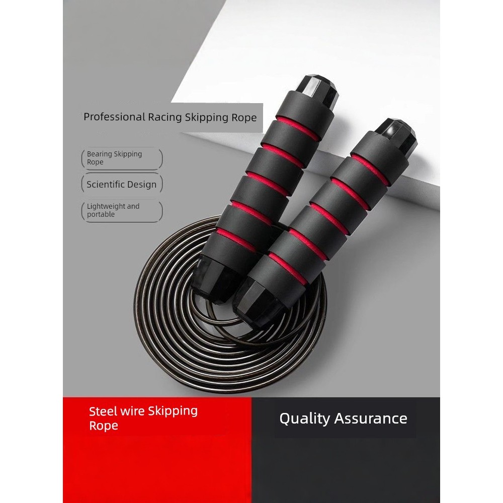 Review corda para pular corda de pular corda de pular profissional Corda de pular fio de aço com suporte de peso, Fitness, perd: Vale a Pena em 2026?